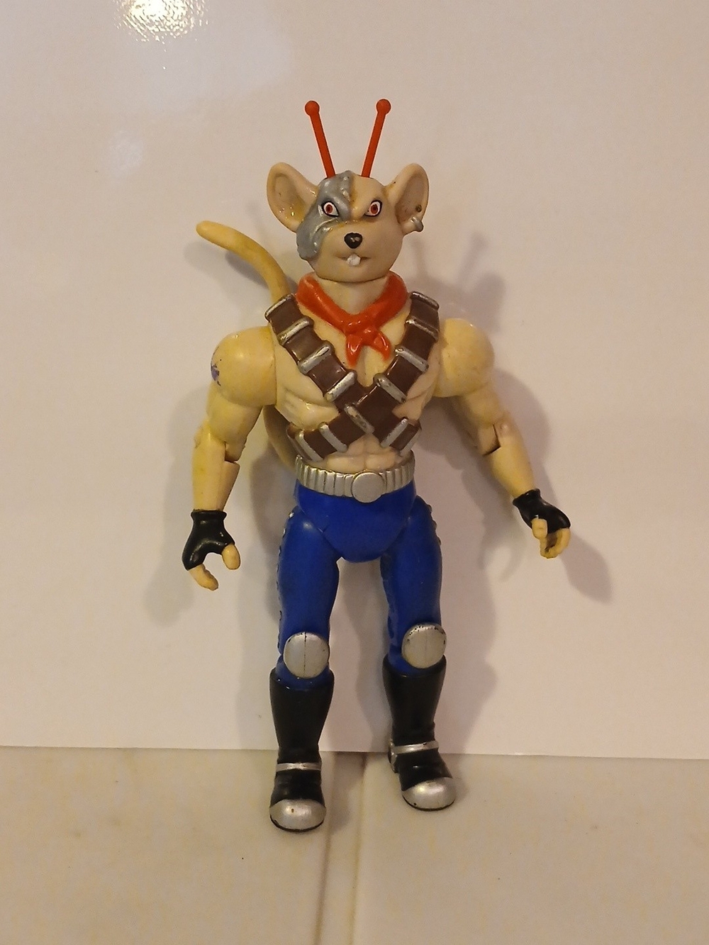 Galoob 1993 Biker Mice From Mars Vinnie 5" Vintage Adjustable Action Figure.